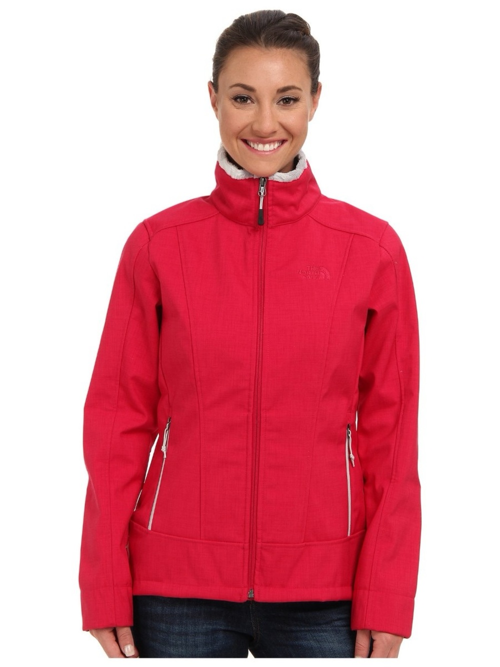 The North Face Women's Pink Fleece-Lined Jacket